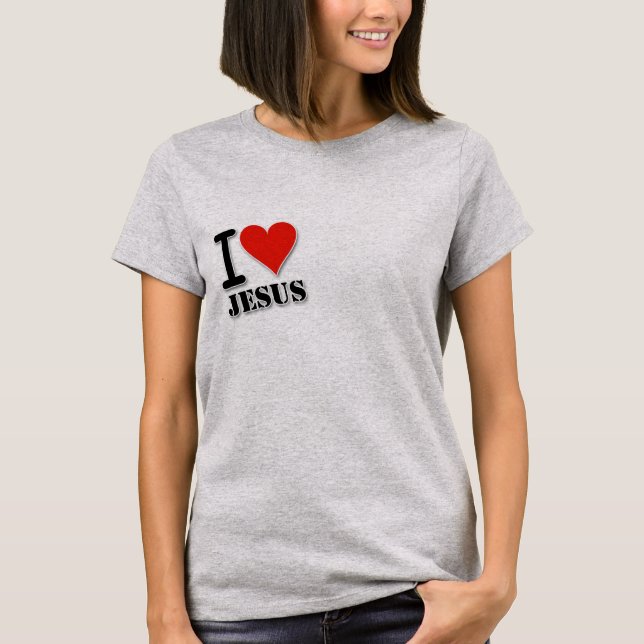 I Love Jésus Women's T-shirt (Devant)