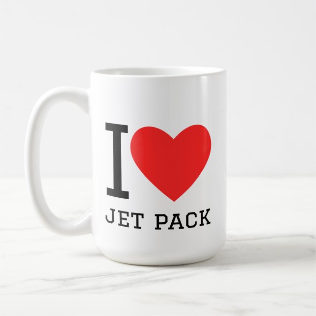 I love jet pack coffee mug (Left)