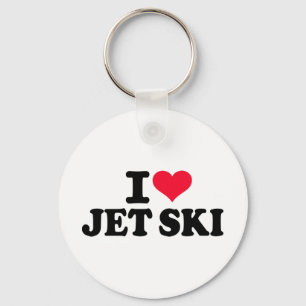 I love Jet ski Keychain