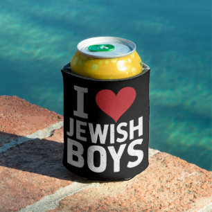 I Love Jewish Boys I Heart Jewish Boys Hanukkah Can Cooler