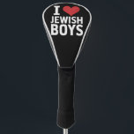 I Love Jewish Boys I Heart Jewish Boys Hanukkah Golf Head Cover<br><div class="desc">I Love Jewish Boys I Heart Jewish Boys Hanukkah</div>