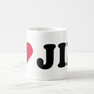 I LOVE JIM COFFEE MUG