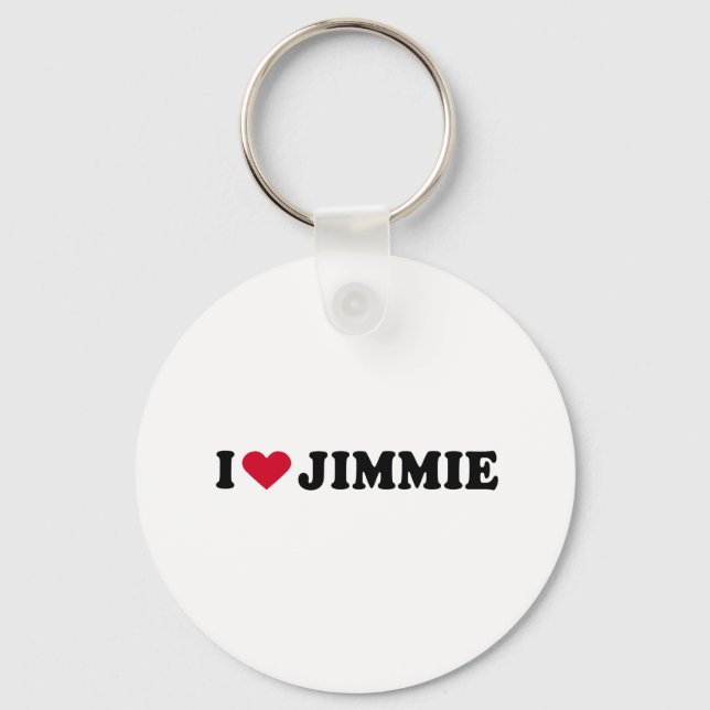 I LOVE JIMMIE KEYCHAIN (Front)