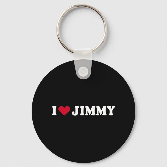 I LOVE JIMMY KEYCHAIN (Front)