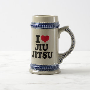 I love Jiu Jitsu Beer Stein