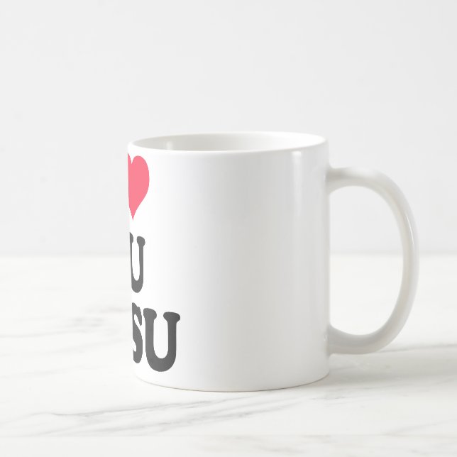 I love Jiu Jitsu Coffee Mug (Right)