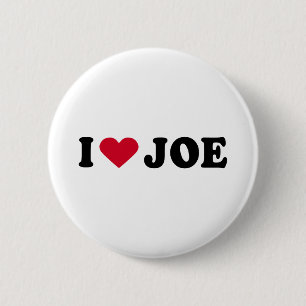 I LOVE JOE 2 INCH ROUND BUTTON