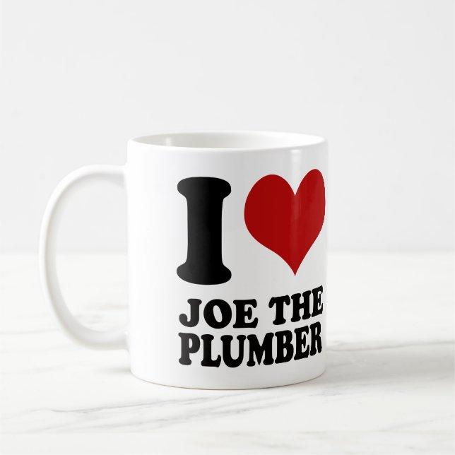 I love Joe the Plumber Mug (Left)