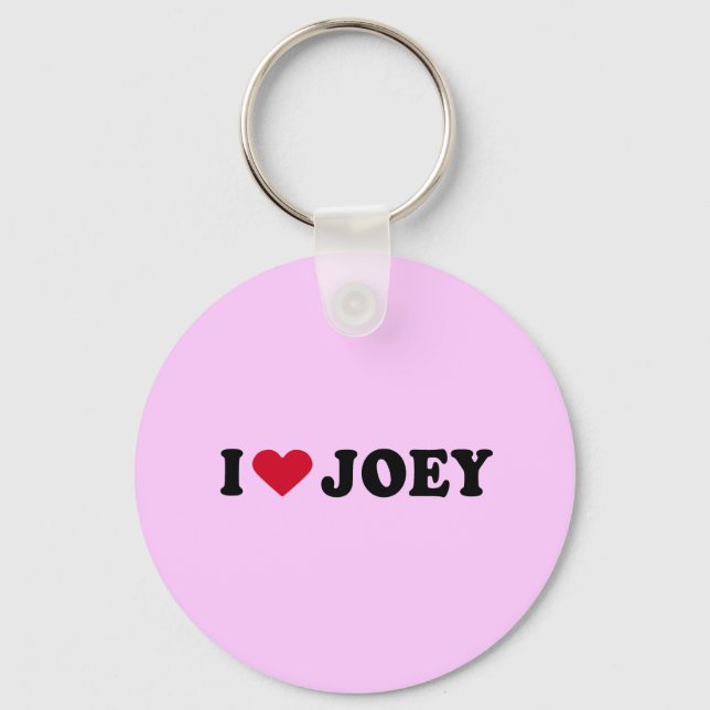 I LOVE JOEY KEYCHAIN (Front)
