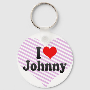 I love Johnny Keychain