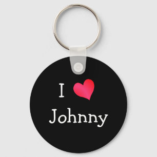 I Love Johnny Keychain