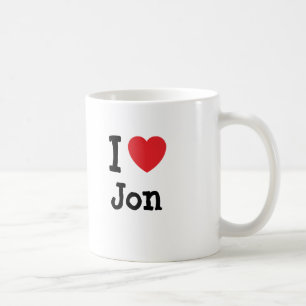 I love Jon heart T-Shirt Coffee Mug