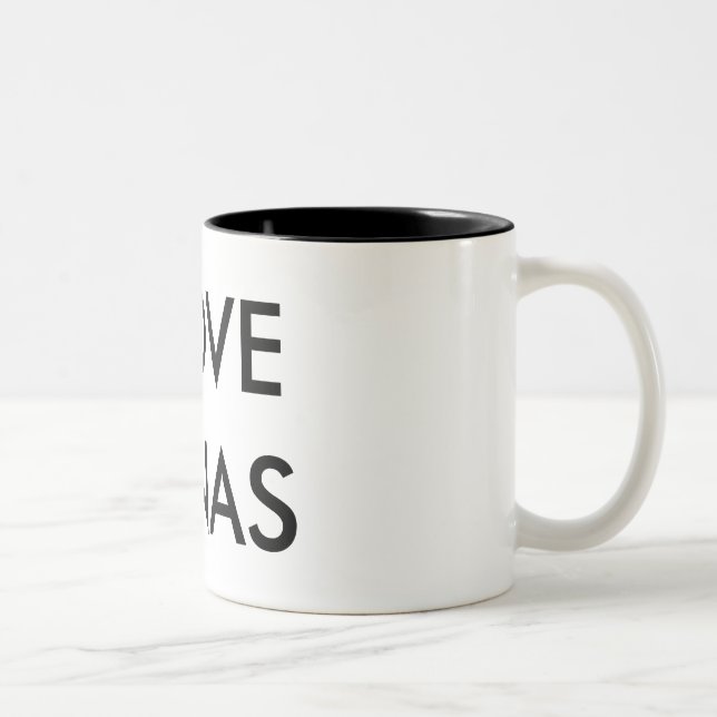 i LOVE JONAS Two-Tone Coffee Mug (Right)
