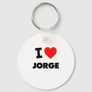 I love Jorge Keychain