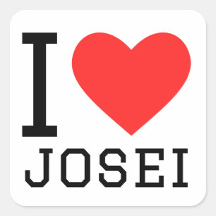 I love josei Square Sticker