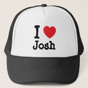 I love Josh heart custom personalized Trucker Hat