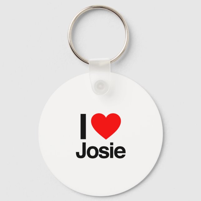 i love josie keychain (Front)