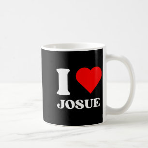 I Love Josue I Heart Josue Name Y2k Valentines Day Coffee Mug