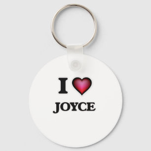I Love Joyce Keychain