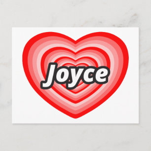 I love Joyce Postcard