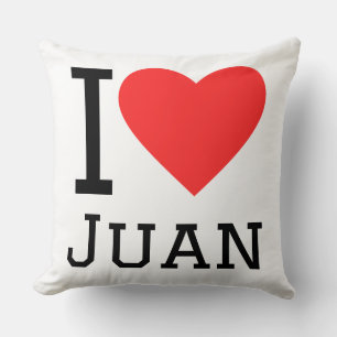 I love Juan Throw Pillow