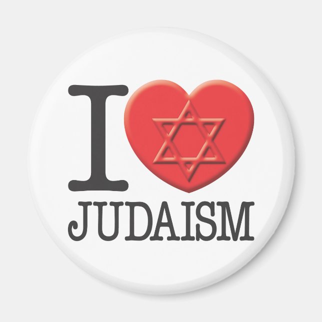 I Love Judaism Magnet (Front)