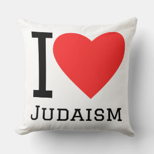 I love Judaism  Throw Pillow