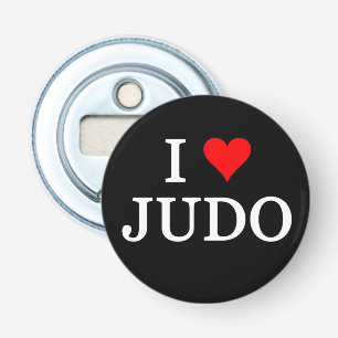 I Love Judo Bottle Opener