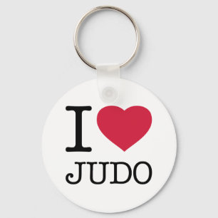 I LOVE JUDO KEYCHAIN
