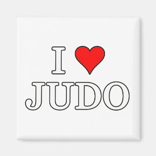 I Love Judo Magnet