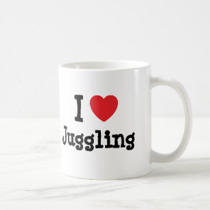 I love Juggling heart custom personalized Coffee Mug