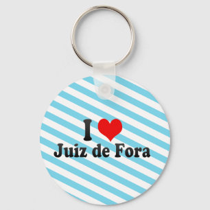 I Love Juiz de Fora, Brazil Keychain