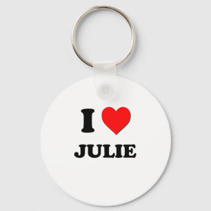 I Love Julie Keychain