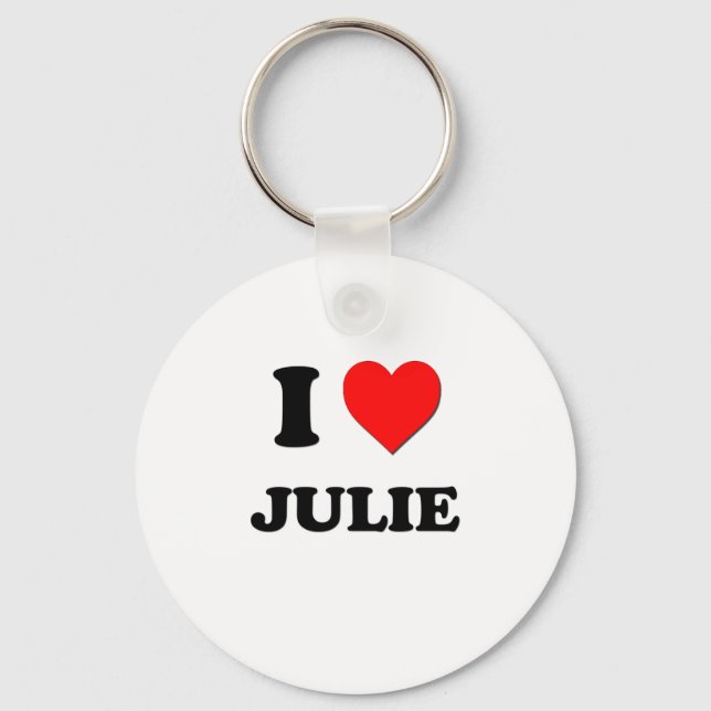 I Love Julie Keychain (Front)