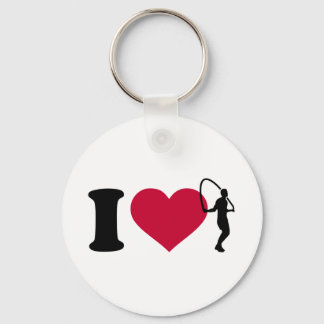 I love Jump rope Keychain