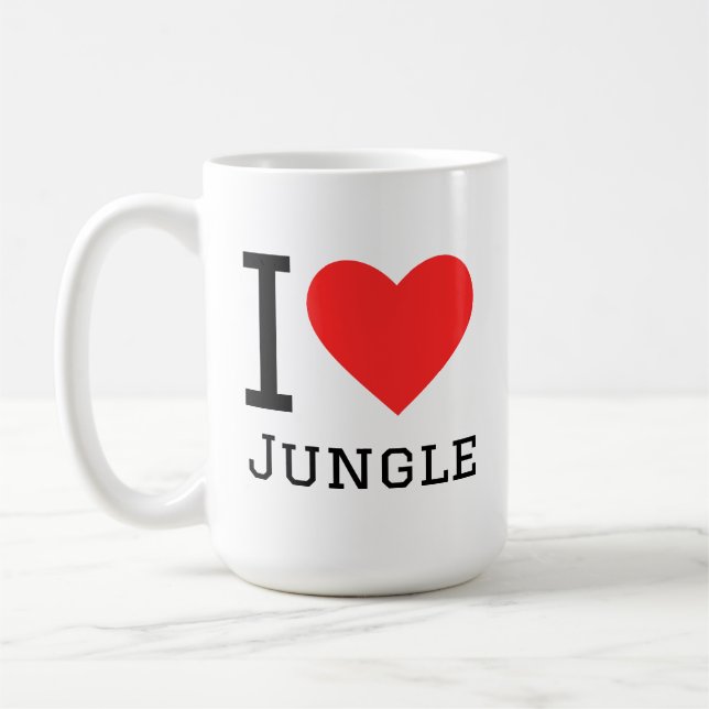 I love jungle coffee mug (Left)