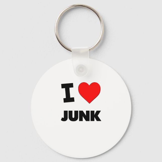 I Love Junk Keychain (Front)