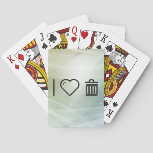 I Love Junk Playing Cards