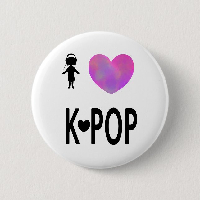 I love K-pop 2 Inch Round Button (Front)