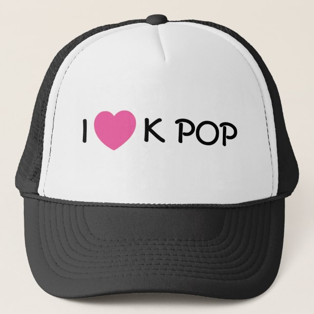 I Love K Pop Hat (Front)