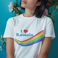 I Love Kamala Cute Election Rainbow Women's