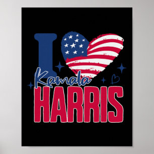 I Love Kamala Harris  Poster