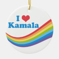 I Love Kamala Harris Rainbow Wave