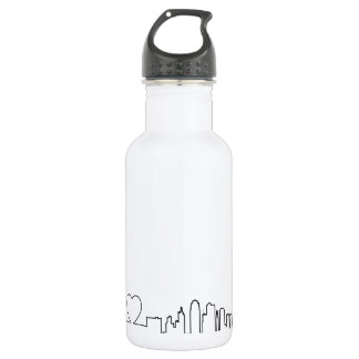 I love Kansas City in an extraordinary ecg style 532 Ml Water Bottle