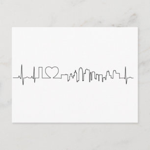 I love Kansas City in an extraordinary ecg style Postcard