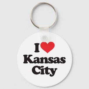 I Love Kansas City Keychain