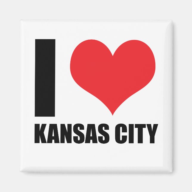I love Kansas City Magnet (Front)