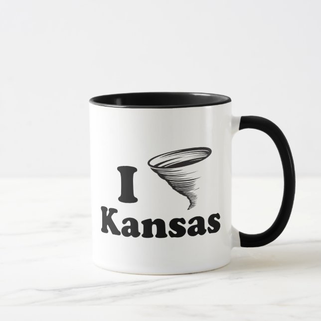 I Love Kansas Mug (Right)