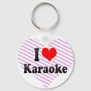 I love Karaoke Keychain