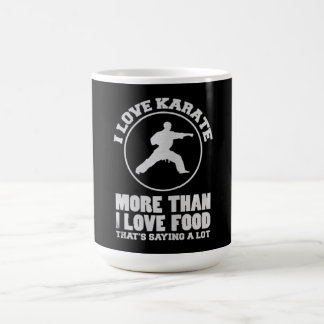 I Love Karate More Than I Love Food Gift Coffee Mug